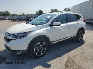 2018 Honda CR-V Touring с VIN 2HKRW1H94JH517000, выставлен на аукционе Copart как лот 57381825 с пробегом 72 038 миль миль и Списание • Salvage title. История ставок и продаж доступна на DreamBid. Изображение 1.