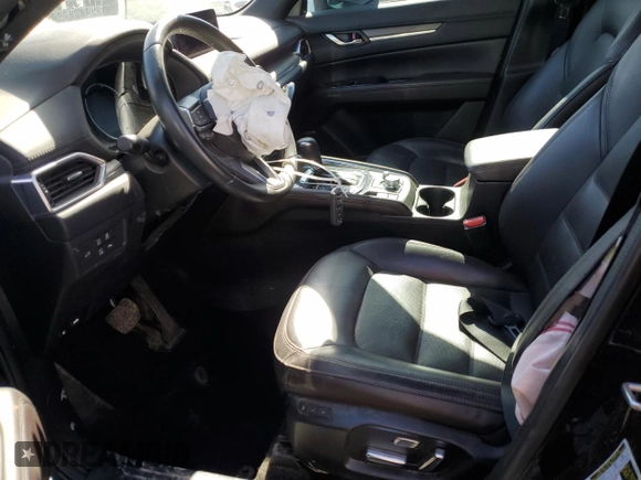 2019 Mazda CX-5 Signature with VIN JM3KFBEY4K0606252, listed as a Copart auction lot 46624995 with 84,965 mi miles and Salvage Title. Bid and sale history available at carsss.com. Image 7.