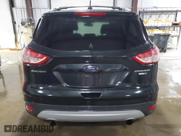 2013 Ford Escape Titanium with VIN 1FMCU9J93DUC84611, listed as a Copart auction lot 59046515 with 126,386 mi miles and Salvage title. Bid and sale history available at DreamBid. Image 6.