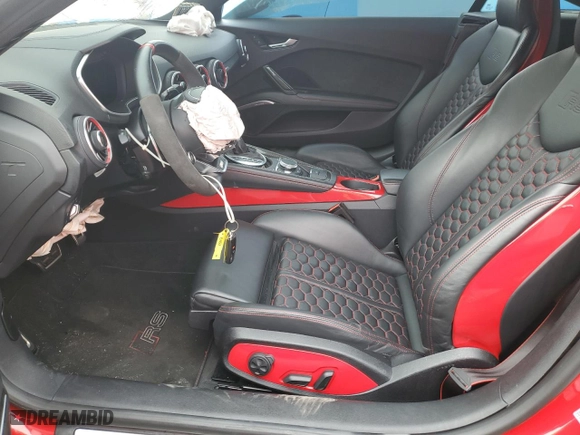 2022 Audi TT RS Coupe with VIN WUAASAFV8N1900592, listed as a Copart auction lot 74976084 with NaN miles and Salvage Title. Bid and sale history available at carsss.com. Image 7.