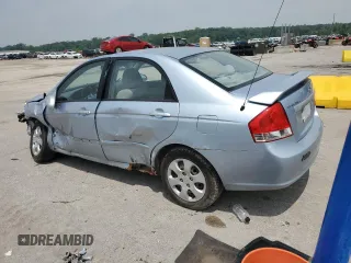 2007 Kia Spectra EX with VIN KNAFE121275411319, listed as a Copart auction lot 58716045 with 309,488 mi miles and Salvage title. Bid and sale history available at DreamBid. Image 2.