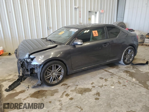 2013 Scion tC with VIN JTKJF5C76D3060385, listed as a Copart auction lot 50183935 with 186,886 mi miles and Salvage Title. Bid and sale history available at carsss.com. Image 1.