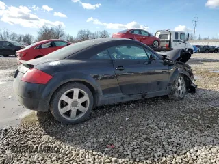 2001 Audi TT with VIN TRUWX28N511018450, listed as a Copart auction lot 42856775 with 0 mi miles and Salvage Title. Bid and sale history available at carsss.com. Image 3.
