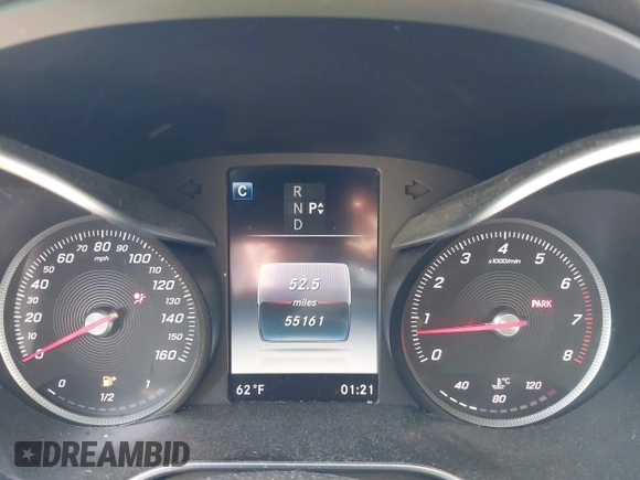 2017 Mercedes-Benz C 300 with VIN 55SWF4KB7HU184461, listed as a IAAI auction lot 41761593 with 55,161 mi miles and . Bid and sale history available at carsss.com. Image 7.