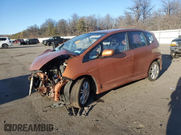 2010 Honda Fit Sport with VIN JHMGE8H43AS003940, listed as a Copart auction lot 51566795 with 181,050 mi miles and Non Repairable. Bid and sale history available at carsss.com. Image 1.