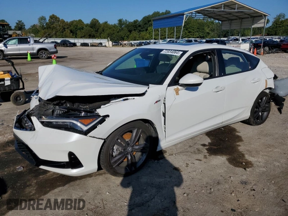 2023 Acura Integra w/A-Spec Package with VIN 19UDE4H31PA017193, listed as a Copart auction lot 72034064 with 0 mi miles and Salvage Title. Bid and sale history available at carsss.com. Image 1.