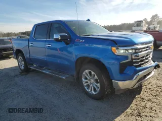 2023 Chevrolet Silverado 1500 LTZ with VIN 1GCUDGE87PZ249074, listed as a Copart auction lot 48901745 with 30,705 mi miles and Salvage Title. Bid and sale history available at DreamBid. Image 4.