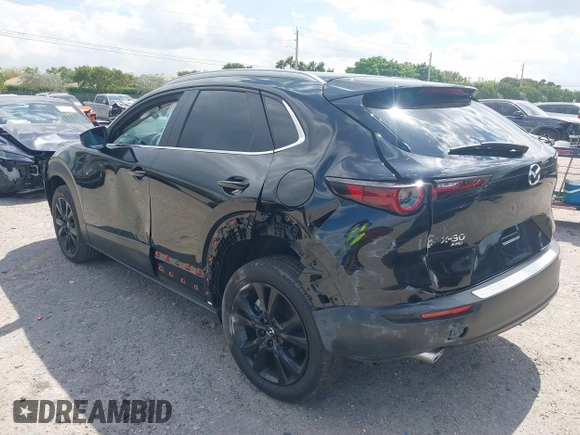 2025 Mazda CX-30 2.5 S Select Sport with VIN 3MVDMBBMXSM783828, listed as a IAAI auction lot 41731998 with 3,393 mi miles. Bid and sale history available at carsss.com. Image 3.