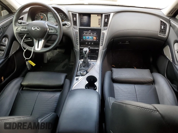 2020 Infiniti Q50 Sport z VIN JN1EV7AP0LM200937, wystawiony jako Copart lot #54179485 z przebiegiem 50 030 mil mil oraz Szkoda całkowita • Salvage title. Historia ofert i sprzedaży dostępna na DreamBid. Obrazek 8.