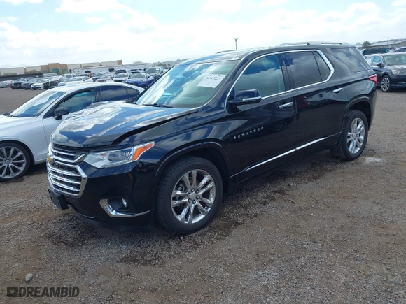 2018 Chevrolet Traverse High Country with VIN 1GNEVKKW2JJ160467, listed as a IAAI auction lot 41913225 with 50,180 mi miles. Bid and sale history available at carsss.com. Image 2.