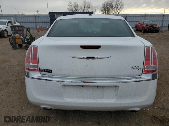 2014 Chrysler 300 with VIN 2C3CCAET3EH109234, listed as a Copart auction lot 82527694 with 124,802 mi miles and Salvage Title. Bid and sale history available at carsss.com. Image 6.