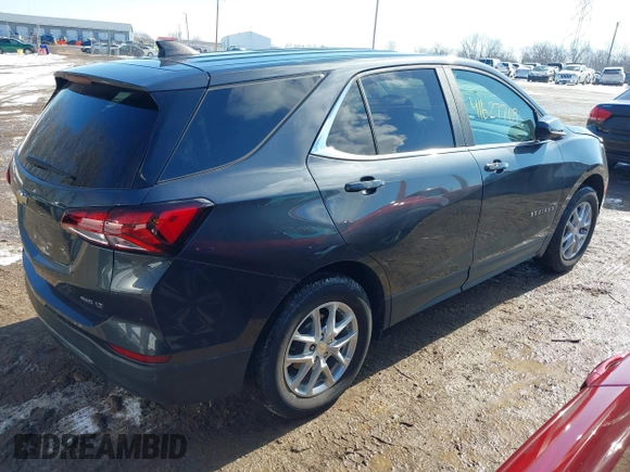 2023 Chevrolet Equinox LT with VIN 3GNAXTEG1PS191560, listed as a IAAI auction lot 41627709 with 10,914 mi miles and . Bid and sale history available at DreamBid. Image 4.