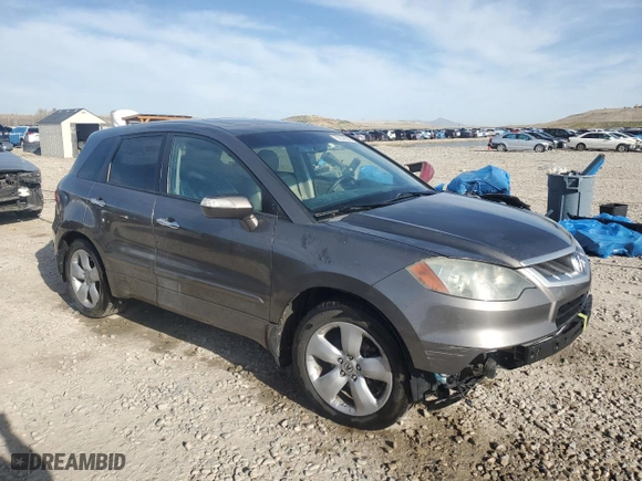 2008 Acura RDX with VIN 5J8TB18208A008884, listed as a Copart auction lot 52046045 with 129,168 mi miles and Salvage Title. Bid and sale history available at carsss.com. Image 4.