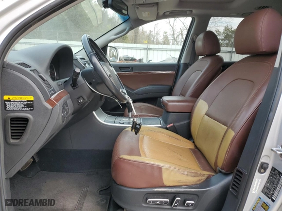 2008 Hyundai Veracruz GLS with VIN KM8NU13C78U050805, listed as a Copart auction lot 45502145 with 96,727 mi miles and Salvage Title. Bid and sale history available at carsss.com. Image 7.