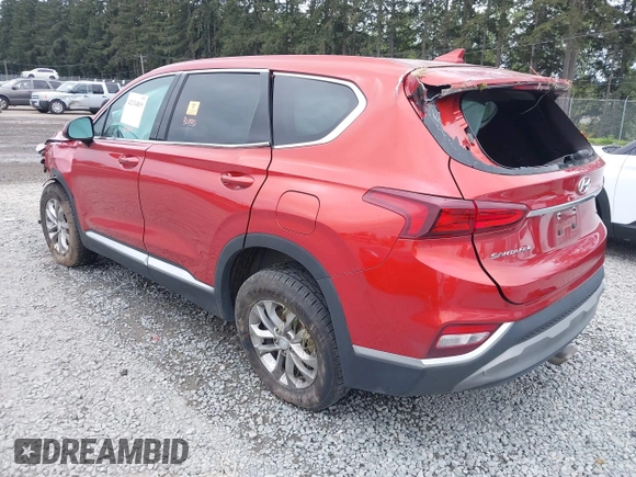 2020 Hyundai Santa Fe SEL with VIN 5NMS3CAD3LH200748, listed as a IAAI auction lot 42134819 with 66,254 mi miles and . Bid and sale history available at DreamBid. Image 3.