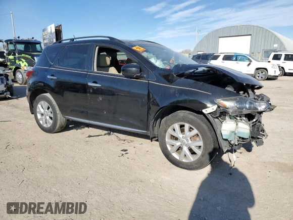2014 Nissan Murano SL with VIN JN8AZ1MU7EW418559, listed as a Copart auction lot 41577695 with 125,256 mi miles and Salvage Title. Bid and sale history available at carsss.com. Image 4.