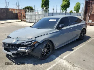 2025 Honda Civic Sport z VIN 2HGFE2F56SH544299, wystawiony jako Copart lot #54729225 z przebiegiem Nie podano mil oraz Szkoda całkowita • Salvage title. Historia ofert i sprzedaży dostępna na DreamBid. Obrazek 1.