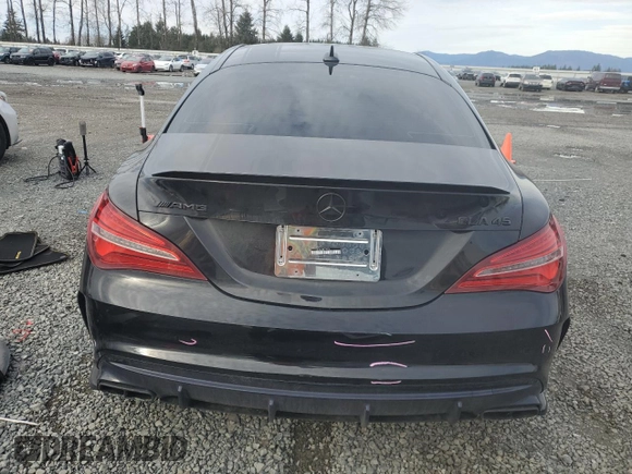 2018 Mercedes-Benz CLA with VIN WDDSJ5CB2JN579356, listed as a Copart auction lot 47038125 with 51,164 mi miles and Salvage Title. Bid and sale history available at carsss.com. Image 6.