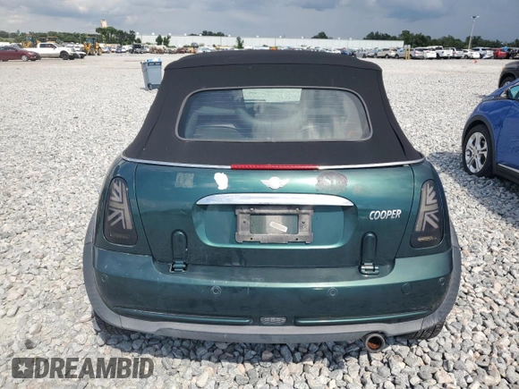 2007 MINI Convertible with VIN WMWRF335X7TG16568, listed as a Copart auction lot 66146885 with 97,502 mi miles and Clean title. Bid and sale history available at DreamBid. Image 6.