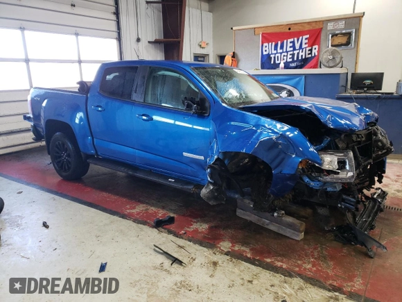 2022 GMC Canyon 4WD Elevation z VIN 1GTG6CEN4N1150438, wystawiony jako Copart lot #48492225 z przebiegiem 25 926 mil mil oraz Szkody całkowita. Historia ofert i sprzedaży dostępna na DreamBid. Obrazek 4.
