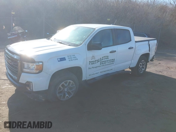 2021 GMC Canyon 4WD AT4 w/Leather with VIN 1GTG6FEN0M1279289, listed as a IAAI auction lot 41620801 with 134,699 mi miles. Bid and sale history available at carsss.com. Image 18.