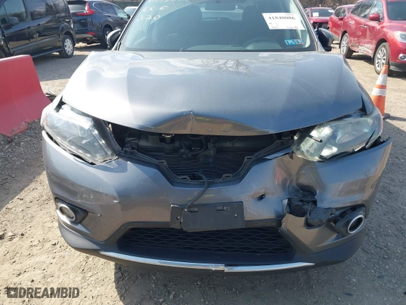 2015 Nissan Rogue SV with VIN KNMAT2MV1FP524545, listed as a IAAI auction lot 41848086 with 188,141 mi miles. Bid and sale history available at carsss.com. Image 6.
