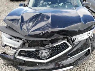 2017 Acura MDX Sport Hybrid w/Advance Pkg with VIN 5FRYD7H77HB001806, listed as a Copart auction lot 66971634 with 0 mi miles and Salvage Title. Bid and sale history available at carsss.com. Image 12.
