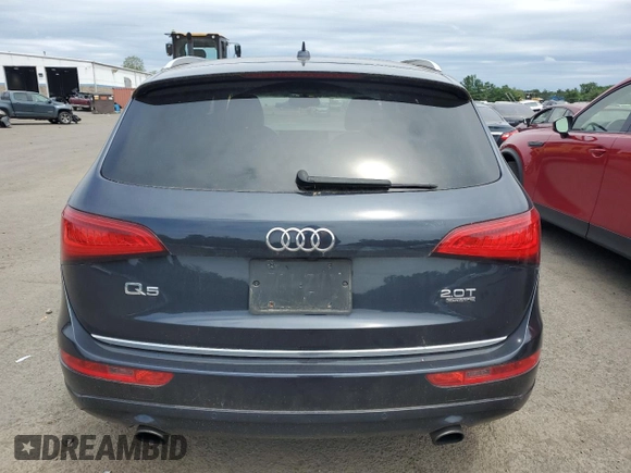 2017 Audi Q5 Premium Plus with VIN WA1L2AFP4HA015618, listed as a Copart auction lot 62494185 with 88,751 mi miles and Salvage title. Bid and sale history available at DreamBid. Image 6.