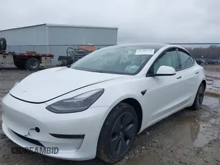 2022 Tesla Model 3 Long Range with VIN 5YJ3E1EB6NF272009, listed as a IAAI auction lot 41984154 with 12,651 mi miles and . Bid and sale history available at DreamBid. Image 19.