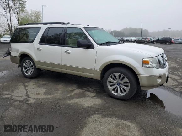 2010 Ford Expedition Max Eddie Bauer with VIN 1FMJK1J57AEB67972, listed as a Copart auction lot 55554225 with 227,518 mi miles and Salvage Title. Bid and sale history available at DreamBid. Image 4.