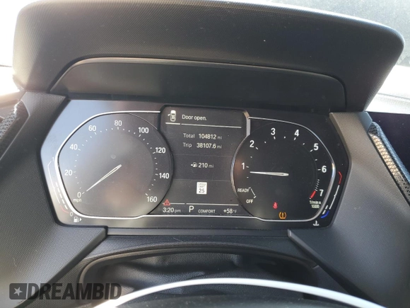 2020 BMW 2 Series 228i xDrive with VIN WBA73AK0XL7F85044, listed as a Copart auction lot 49100625 with 104,812 mi miles and Salvage Title. Bid and sale history available at carsss.com. Image 9.