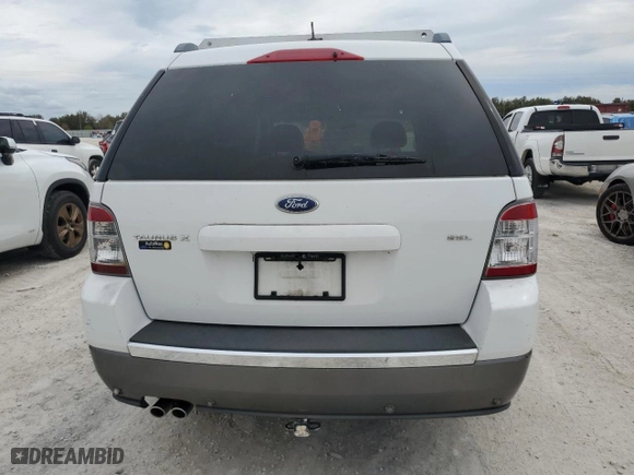 2008 Ford Taurus X SEL with VIN 1FMDK02W68GA01357, listed as a Copart auction lot 77978664 with 0 mi miles and Salvage Title. Bid and sale history available at carsss.com. Image 6.