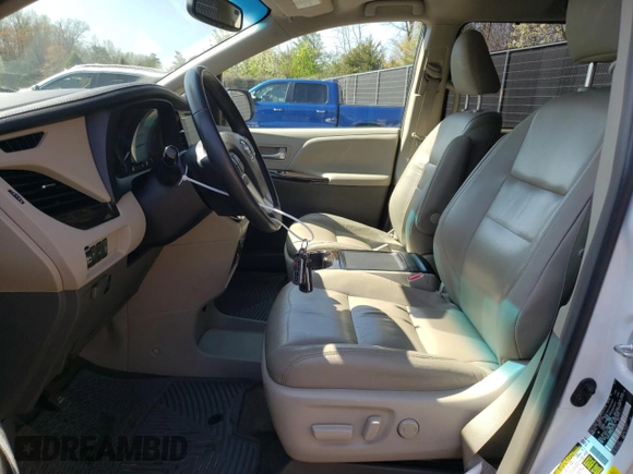 2017 Toyota Sienna XLE Auto Access Seat with VIN 5TDYZ3DC8HS771474, listed as a Copart auction lot 50777155 with 108,524 mi miles and Salvage Title. Bid and sale history available at carsss.com. Image 7.