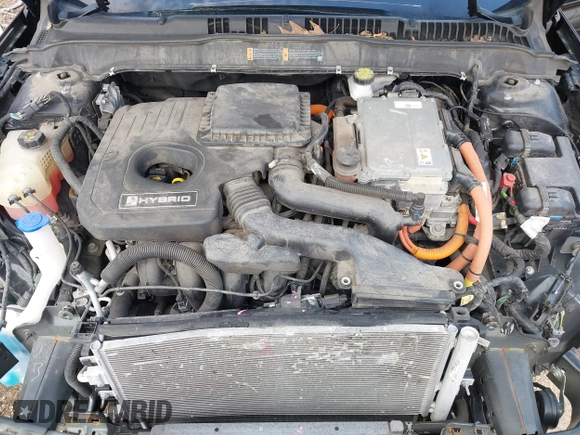 2019 Ford Fusion Hybrid Titanium with VIN 3FA6P0RU4KR144445, listed as a IAAI auction lot 42059840 with 90,617 mi miles. Bid and sale history available at carsss.com. Image 10.