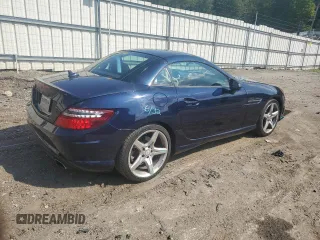 2012 Mercedes-Benz SLK-Class SLK 250 with VIN WDDPK4HA0CF037649, listed as a Copart auction lot 69355734 with 23,606 mi miles and Salvage Title. Bid and sale history available at carsss.com. Image 3.