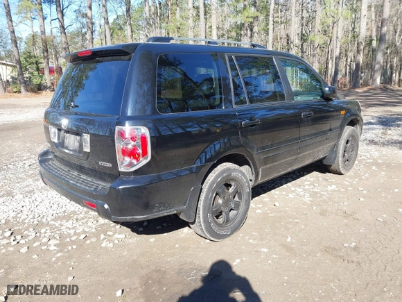2006 Honda Pilot EX-L with RES with VIN 5FNYF18616B001541, listed as a IAAI auction lot 41894731 with 207,364 mi miles. Bid and sale history available at carsss.com. Image 4.