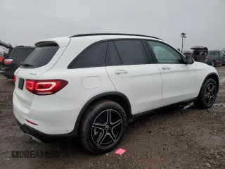 2020 Mercedes-Benz GLC 300 z VIN W1N0G8EBXLF764663, wystawiony jako Copart lot #86875684 z przebiegiem 42 438 mil mil oraz Szkoda całkowita • Salvage title. Historia ofert i sprzedaży dostępna na DreamBid. Obrazek 3.
