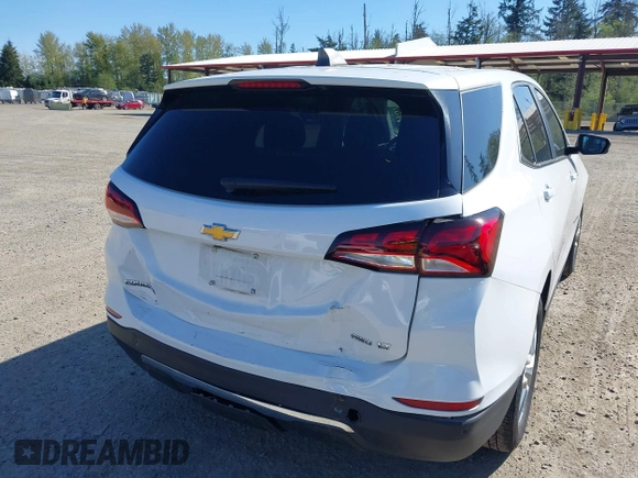 2024 Chevrolet Equinox LT with VIN 3GNAXUEG0RL228651, listed as a IAAI auction lot 42072853 with 20,258 mi miles. Bid and sale history available at carsss.com. Image 6.