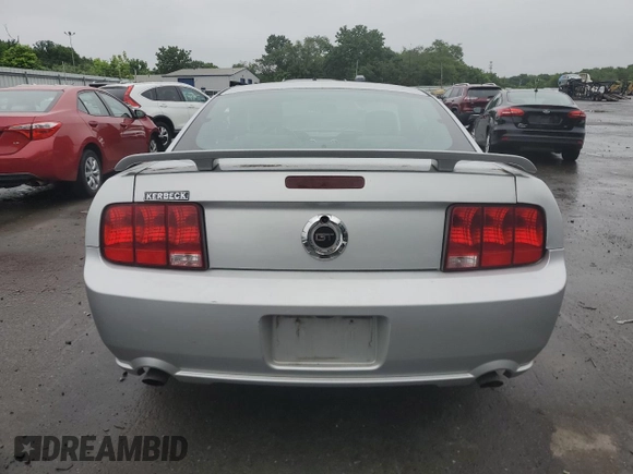 2008 Ford Mustang GT Deluxe with VIN 1ZVHT82HX85162578, listed as a Copart auction lot 61166105 with Not provided miles and Salvage title. Bid and sale history available at DreamBid. Image 6.