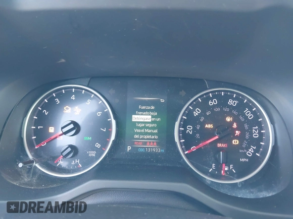 2019 Toyota RAV4 LE with VIN JTMG1RFV3KD025974, listed as a IAAI auction lot 41879264 with 131,933 mi miles and . Bid and sale history available at DreamBid. Image 7.