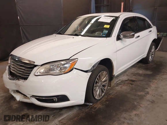 2012 Chrysler 200 Limited with VIN 1C3CCBCG0CN308404, listed as a IAAI auction lot 42063337 with 104,493 mi miles and . Bid and sale history available at DreamBid. Image 18.