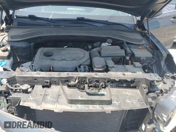 2020 Hyundai Santa Fe SE with VIN 5NMS2CAD5LH143603, listed as a Copart auction lot 60643405 with 18,877 mi miles and Salvage title. Bid and sale history available at DreamBid. Image 12.