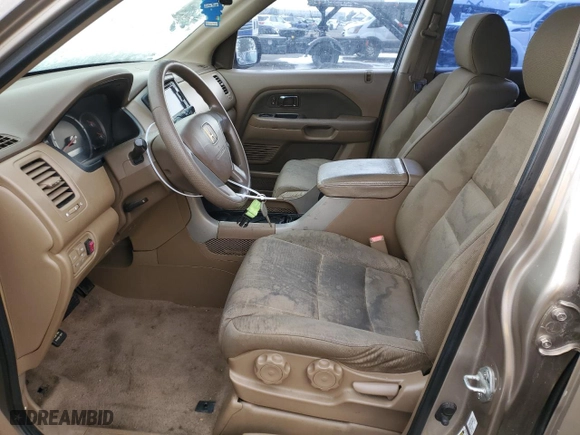 2007 Honda Pilot LX with VIN 5FNYF28197B042611, listed as a Copart auction lot 45709445 with 163,573 mi miles and Salvage Title. Bid and sale history available at carsss.com. Image 7.