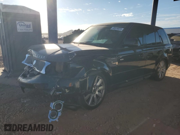 2013 Land Rover Range Rover Sport HSE LUX with VIN SALSK2D45DA805996, listed as a Copart auction lot 45919025 with 113,083 mi miles and Salvage Title. Bid and sale history available at carsss.com. Image 1.