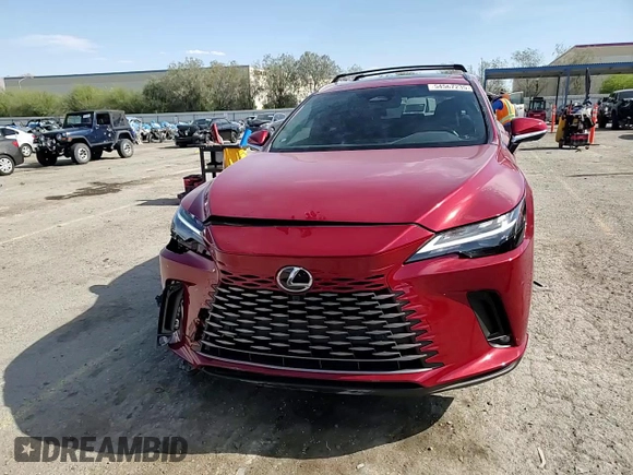 2024 Lexus RX 350 z VIN JTJCHMAA7R2020670, wystawiony jako Copart lot #54567235 z przebiegiem 3 510 mil mil oraz Szkoda całkowita • Salvage title. Historia ofert i sprzedaży dostępna na DreamBid. Obrazek 14.