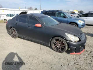 2007 Infiniti G35 Sedan Journey with VIN JNKBV61E47M707451, listed as a Copart auction lot 42640955 with 207,310 mi miles and Salvage Title. Bid and sale history available at carsss.com. Image 4.