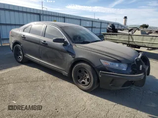2013 Ford Police Interceptor with VIN 1FAHP2M81DG143522, listed as a Copart auction lot 51243995 with 303,703 mi miles and Salvage title. Bid and sale history available at DreamBid. Image 4.