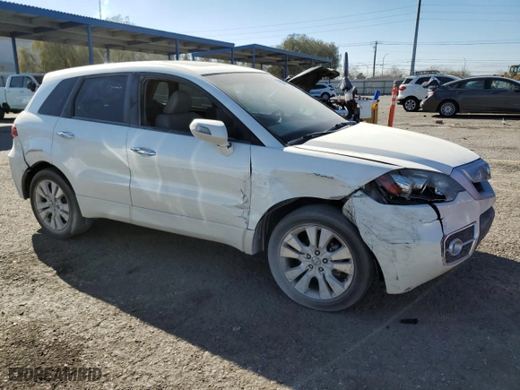 2010 Acura RDX Tech Pkg with VIN 5J8TB2H55AA004433, listed as a Copart auction lot 89405685 with 140,049 mi miles and Salvage Title. Bid and sale history available at carsss.com. Image 4.