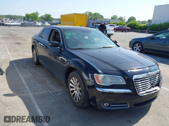 2014 Chrysler 300 with VIN 2C3CCAAG4EH252864, listed as a IAAI auction lot 42056787 with 185,063 mi miles. Bid and sale history available at carsss.com. Image 1.