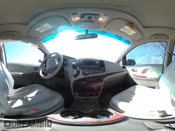 2012 Toyota Sienna XLE AAS with VIN 5TDYK3DC9CS227319, listed as a IAAI auction lot 41773806 with 178,803 mi miles and . Bid and sale history available at carsss.com. Image 18.